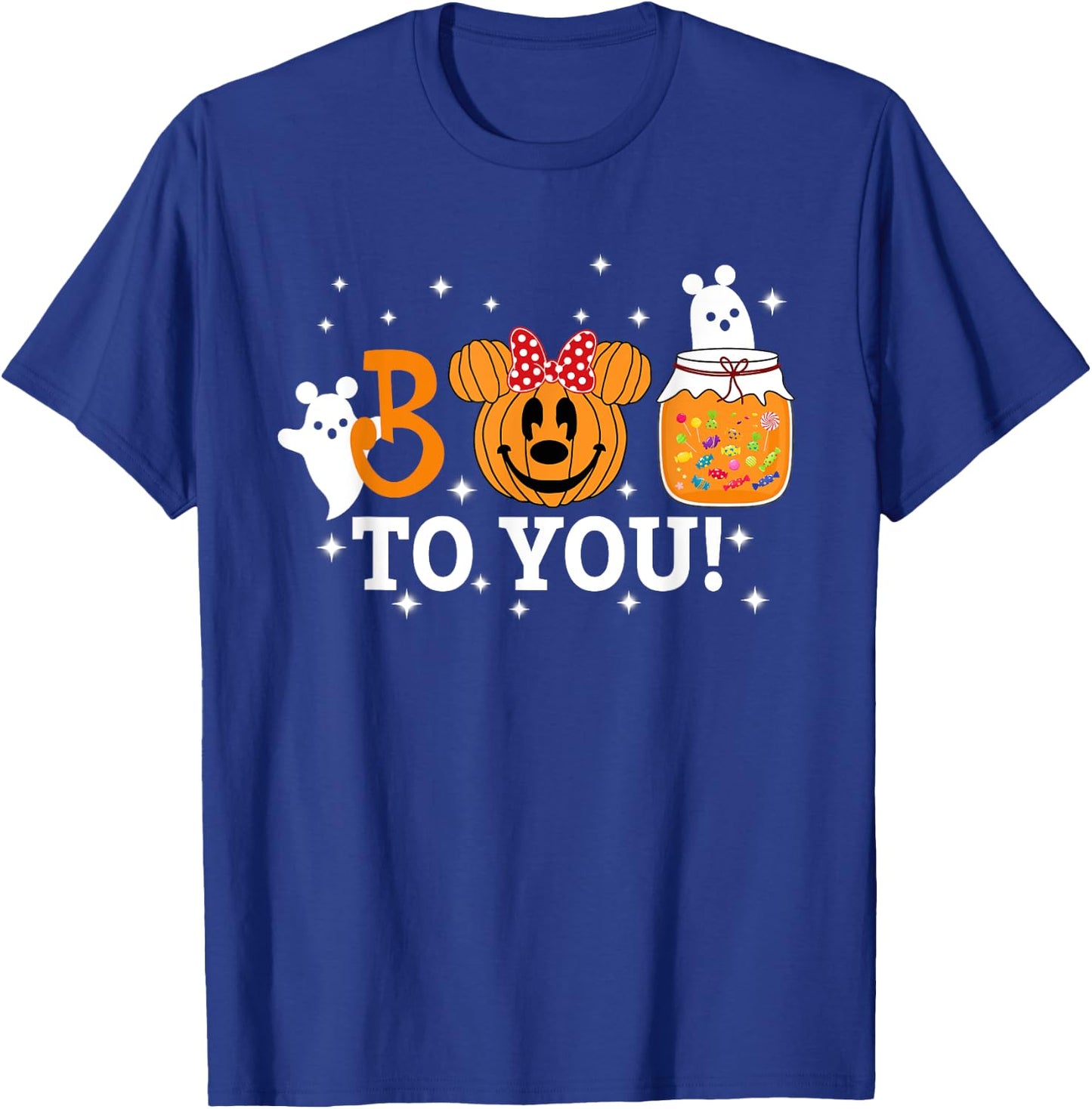Cute Pumpkin Beer Boo To You Women Kids Halloween T-Shirt - T-Shirt | Royal