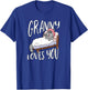 Granny Loves You Bad Grandma Wolf In Disguise T-Shirt - T-Shirt | Royal