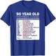 90 Year Old Senior Texting Code T-Shirt - T-Shirt | Royal