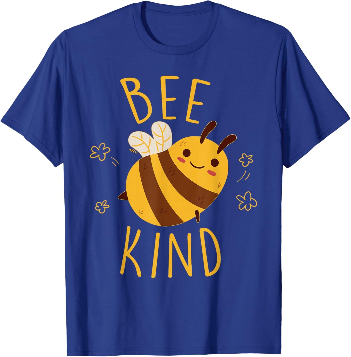 Cute Kids Women Bee Kind Kindness T-Shirt - T-Shirt | Royal