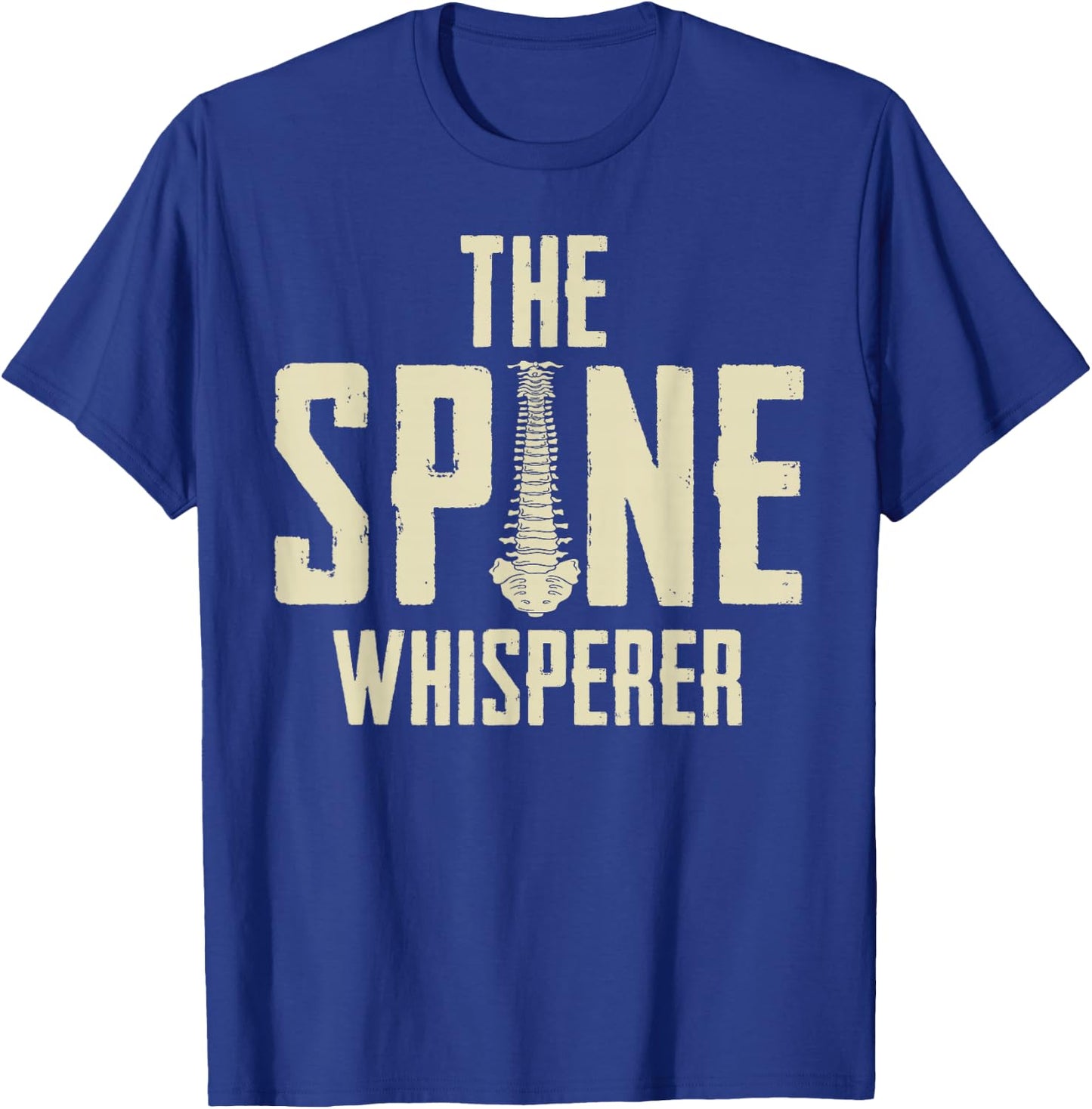 Chiropractic Spine Whisperer Doc Gift - Funny Chiropractor T-Shirt - T-Shirt | Royal