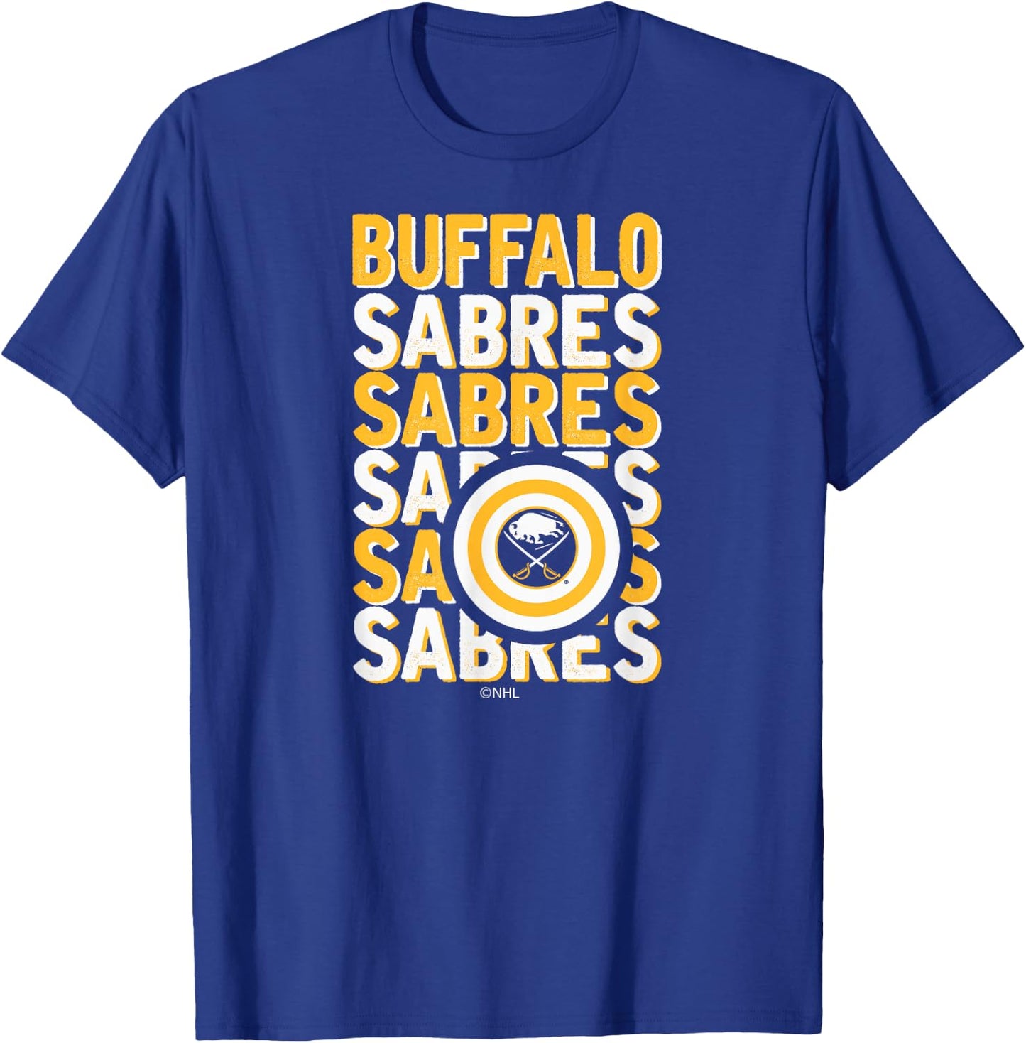 Buffalo Sabres Repeat Royal Officially Licensed T-Shirt - T-Shirt | Royal