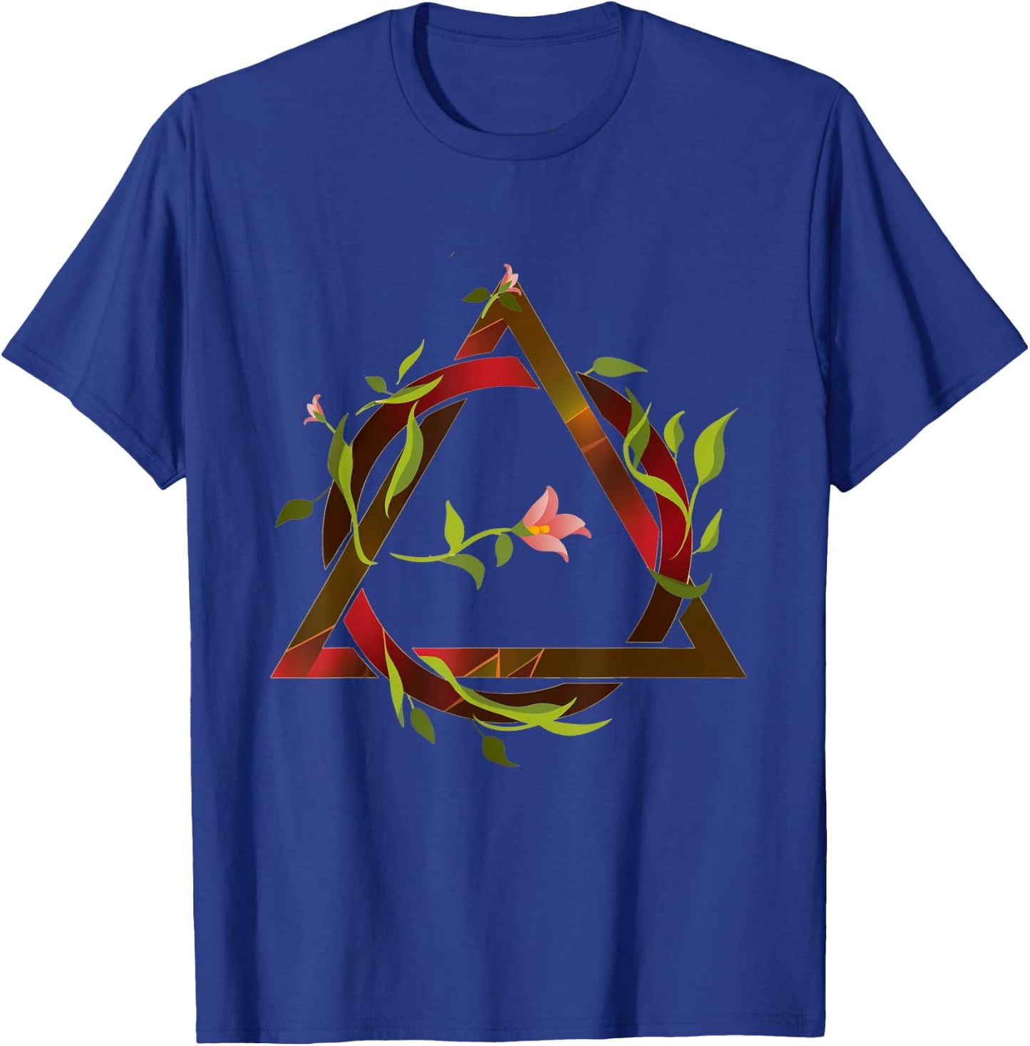 Therian Symbol with Inclusion of Flowers T-Shirt - T-Shirt | Royal