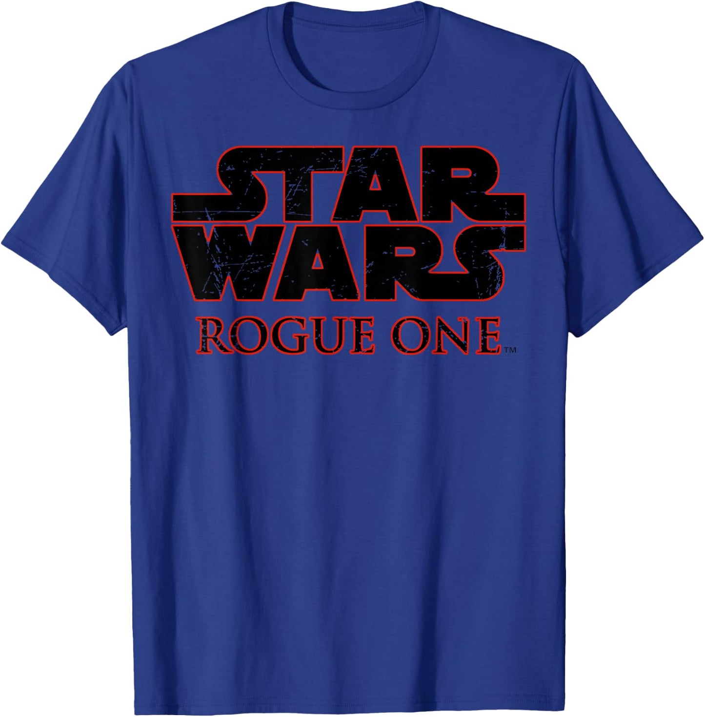 Star Wars Rogue One Basic Logo T-Shirt - T-Shirt | Royal