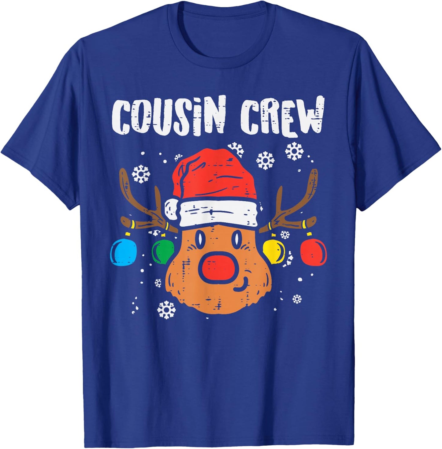 Cousin Crew Xmas PJs Matching Christmas Pajamas For Family T-Shirt - T-Shirt | Royal