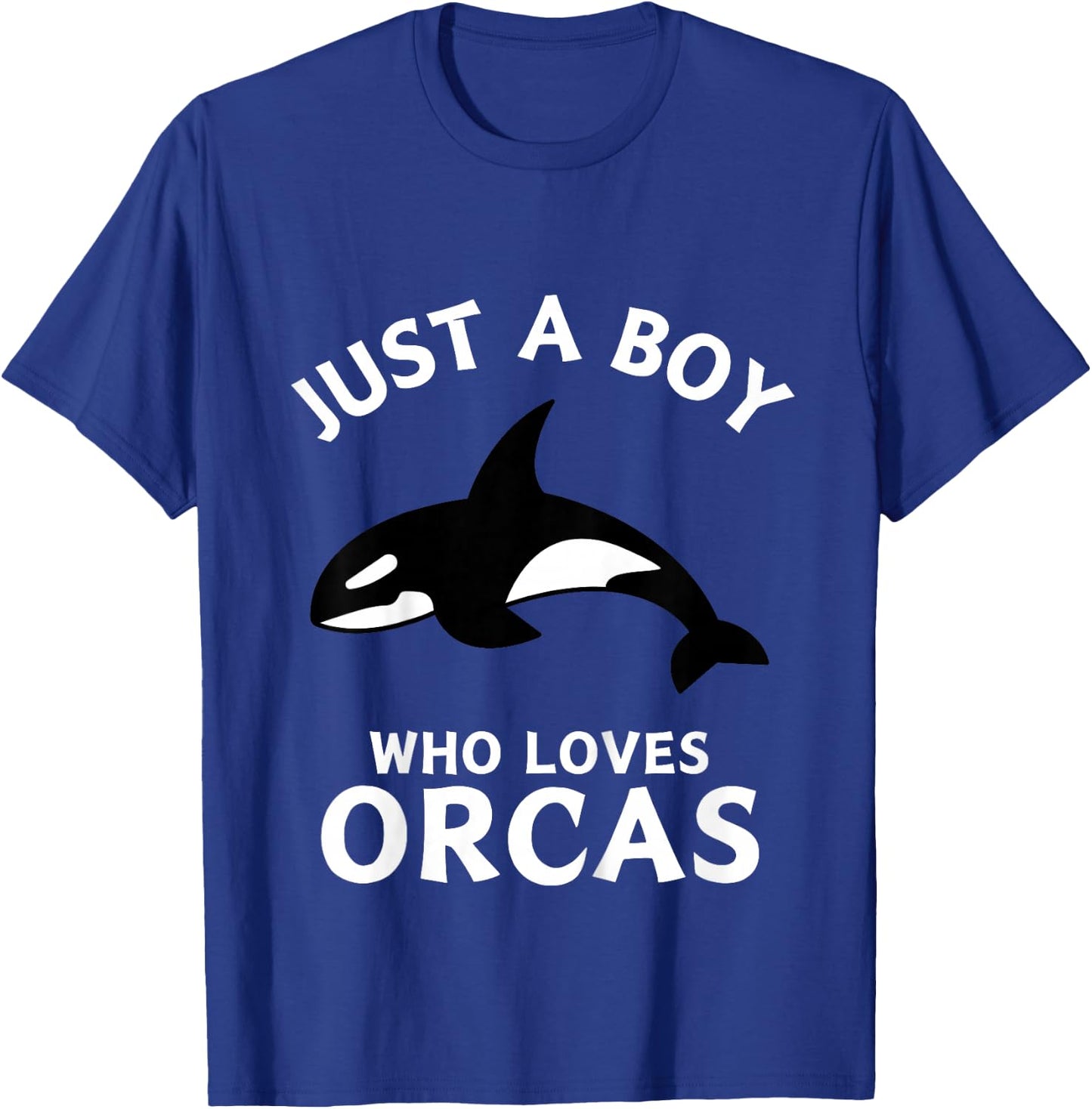Just A Boy Who Loves Orcas T-Shirt - T-Shirt | Royal