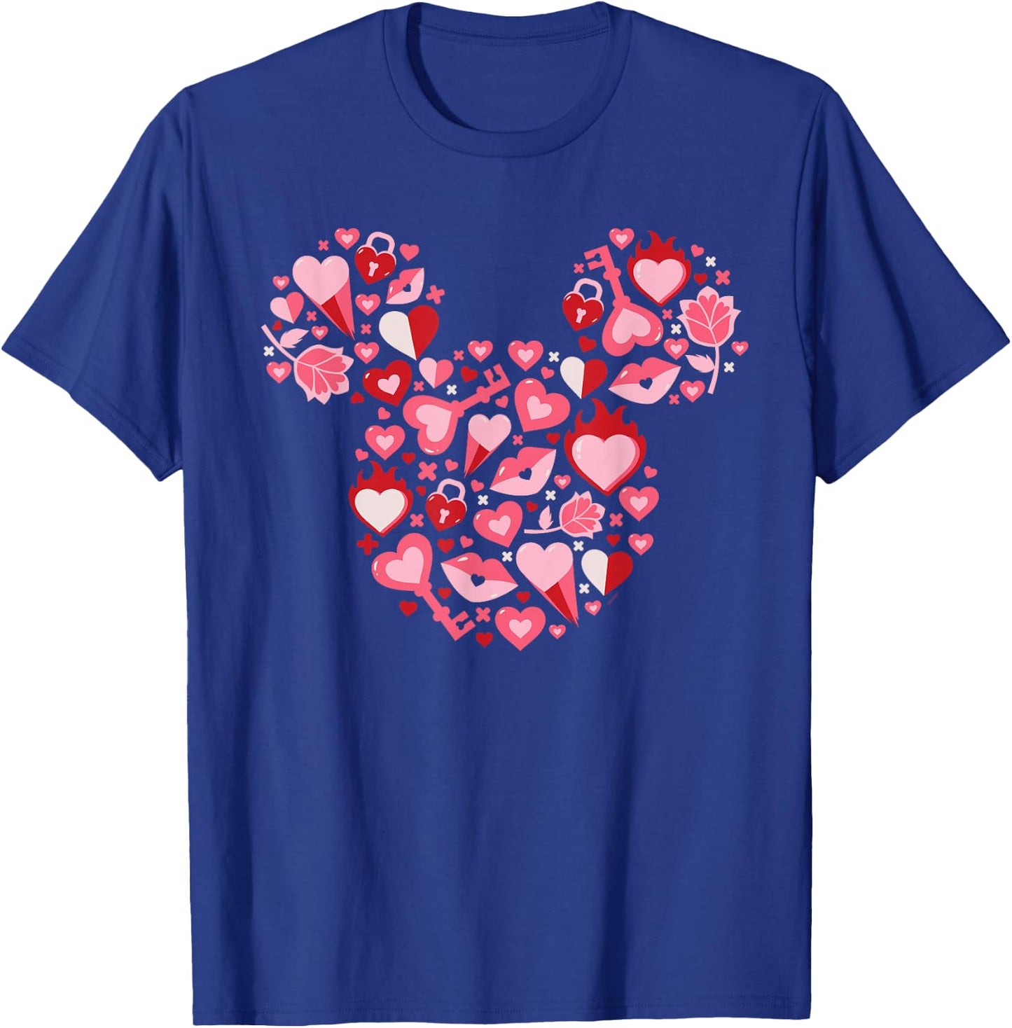 Disney Mickey Mouse Icon Couples Matching Valentine's Day T-Shirt - T-Shirt | Royal