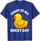 Rubber Duck Art Women Kids Rubber Ducky Duck Lover T-Shirt - T-Shirt | Royal