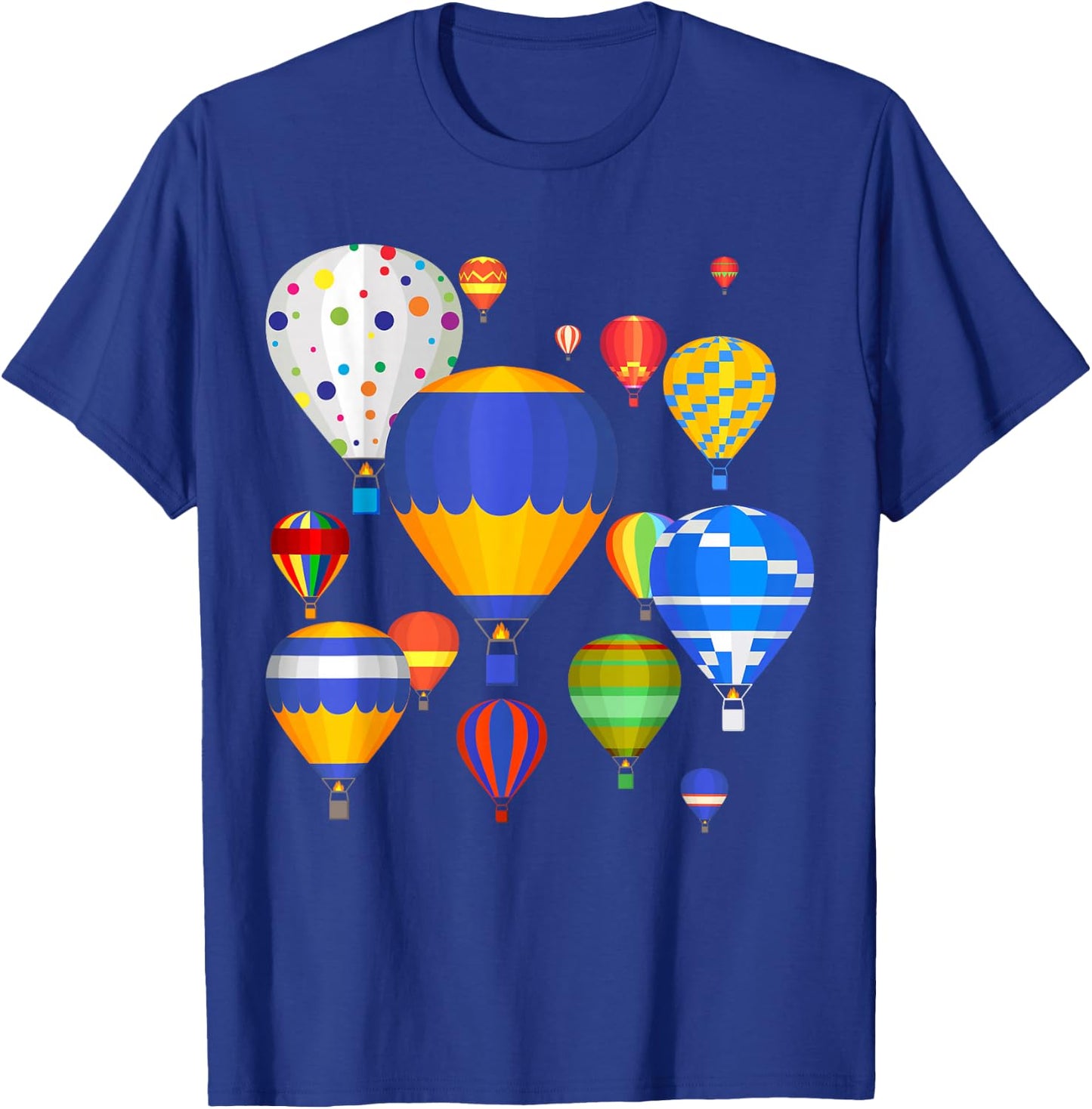 Funny Hot Air Balloon Festival Balloonist Fly Ballooning T-Shirt - T-Shirt | Royal