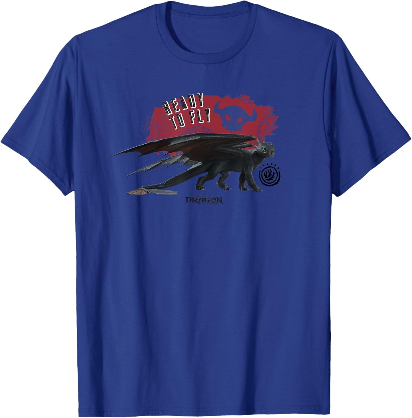 DreamWorks Dragons Toothless Ready to Fly T-Shirt - T-Shirt | Royal