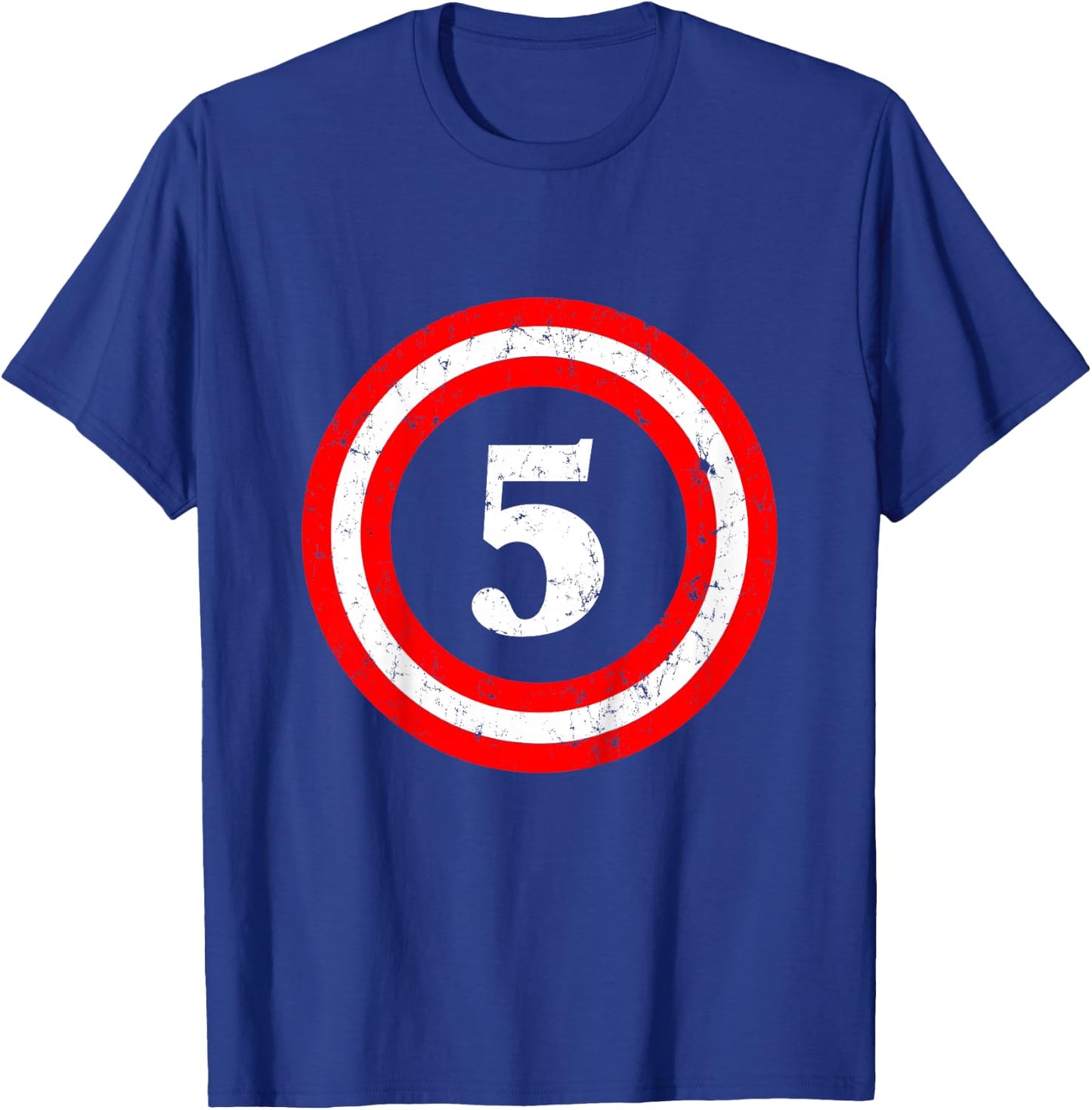 Captain 5th Birthday - Gift Five Years Old Youth Kids T-Shirt - T-Shirt | Royal