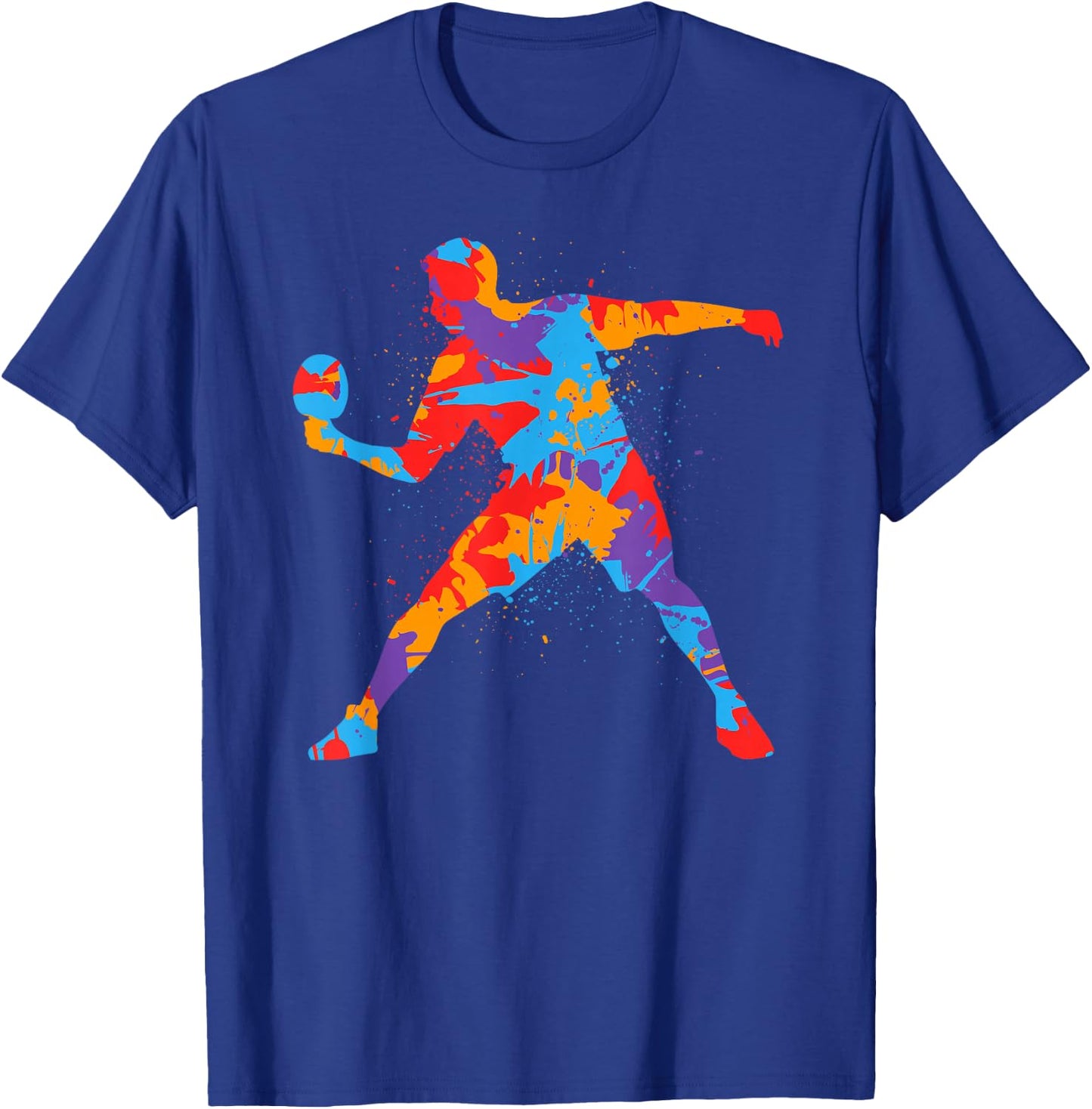 Table Tennis Player Colourful Children's Boys Table Tennis , black T-Shirt - T-Shirt | Royal