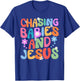 Mom Chasing Babies And Jesus Religious Christian Women T-Shirt - T-Shirt | Royal