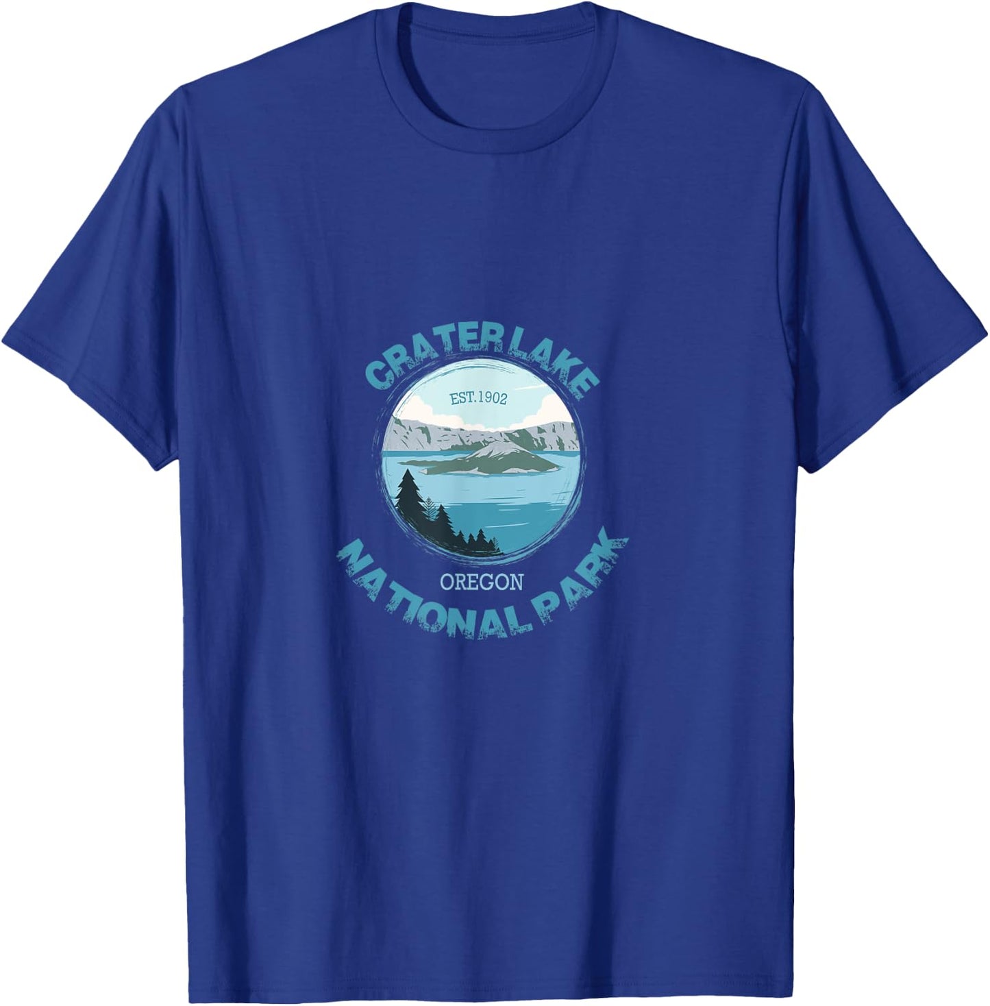 Scenic Crater Lake National Park T-Shirt - T-Shirt | Royal