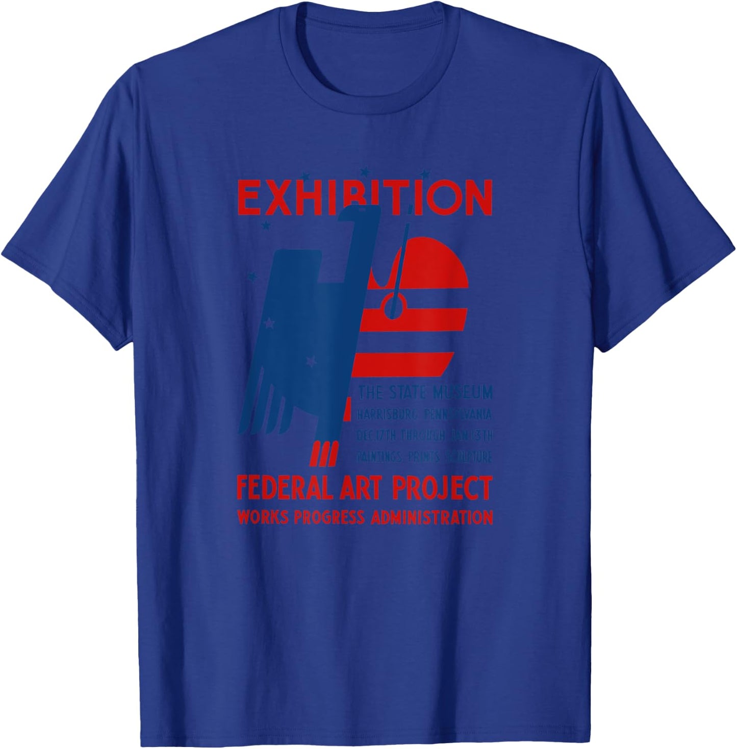 Federal Arts Project - Vintage WPA T-Shirt - T-Shirt | Royal
