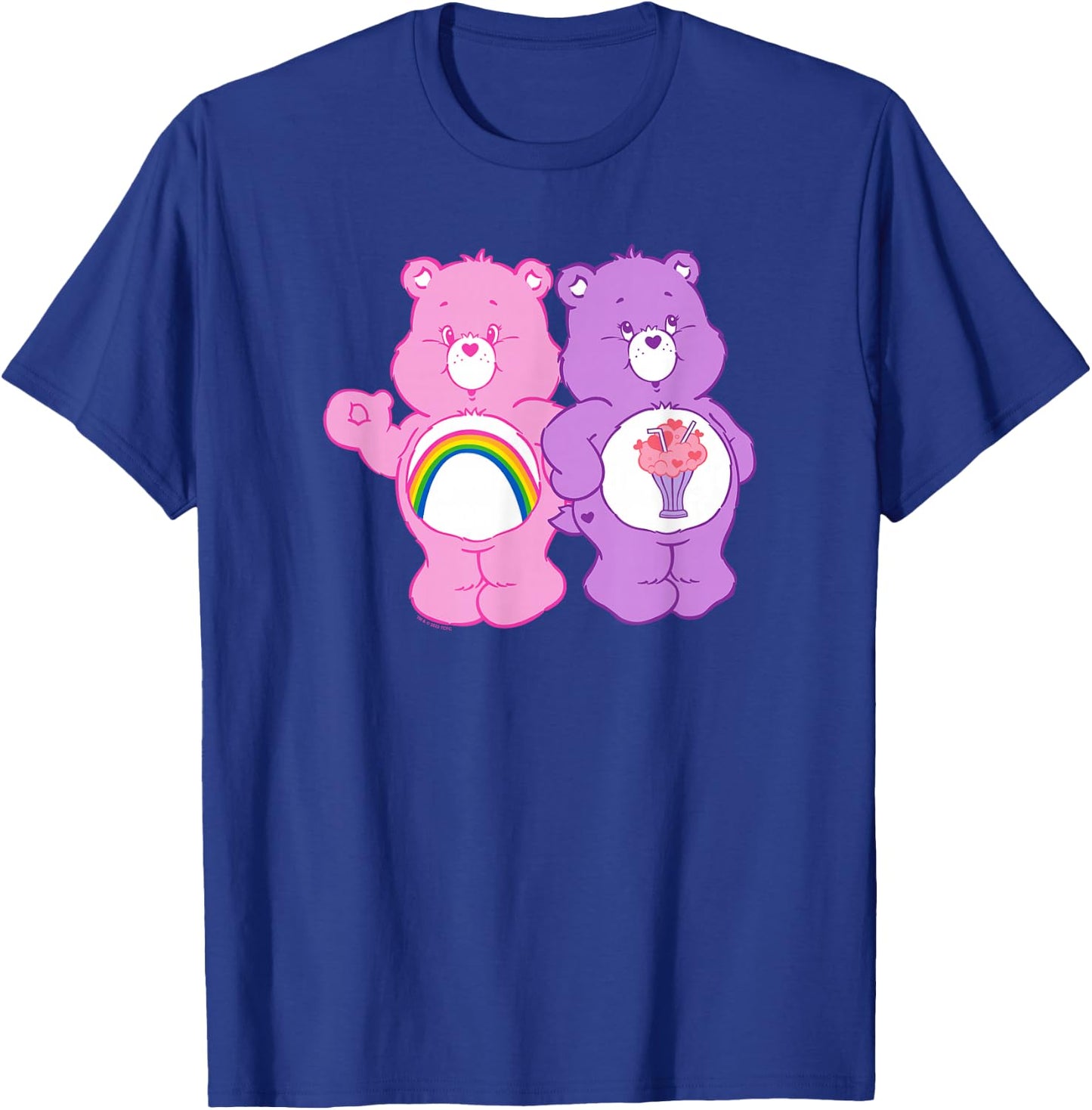 Care Bears Cheer Bear & Share Bear Best Friends Pink Duo , Black, S T-Shirt - T-Shirt | Royal