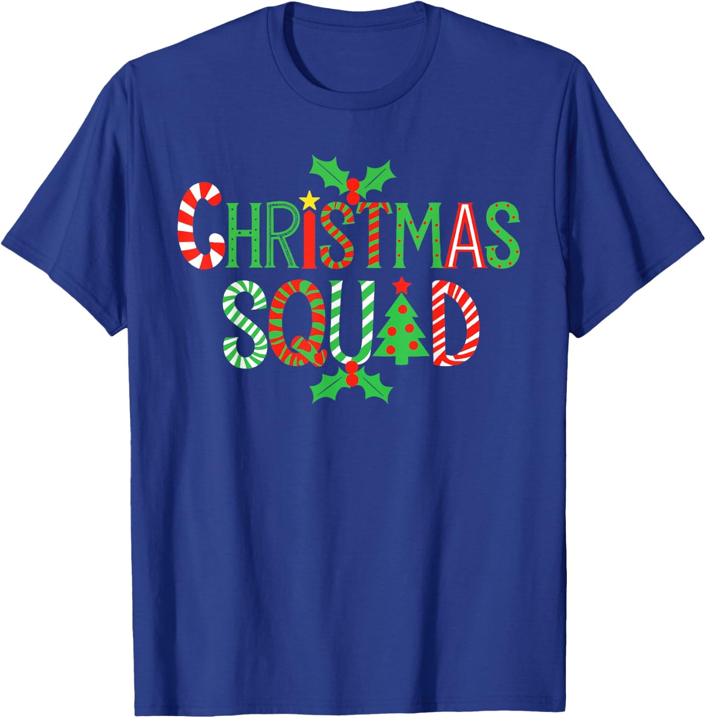 Christmas Squad Shirt Family Adult Kids Christmas Pajamas T-Shirt - T-Shirt | Royal
