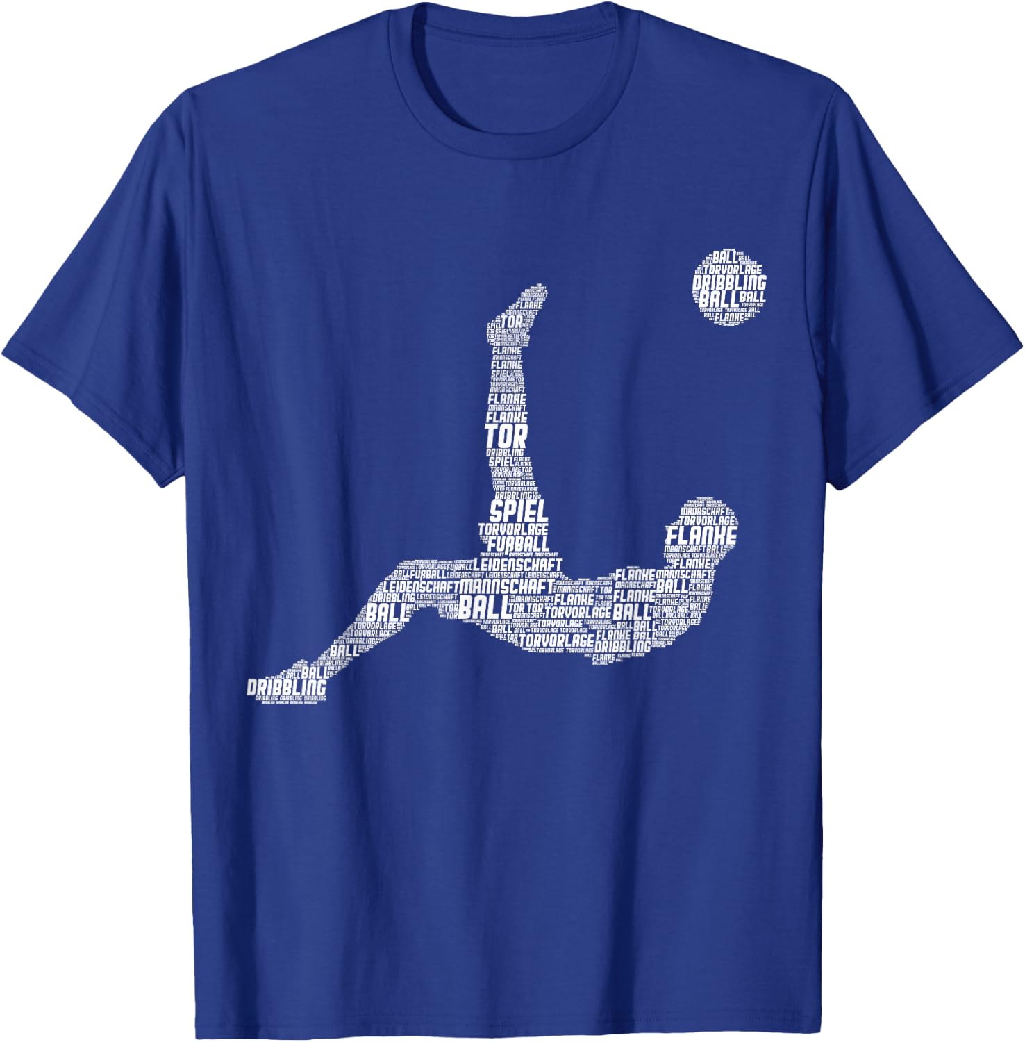 Fußball Fußballer Kinder Jungen T-Shirt - T-Shirt | Royal