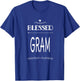 Blessed Gram Grandma Grandmother T-Shirt - T-Shirt | Royal