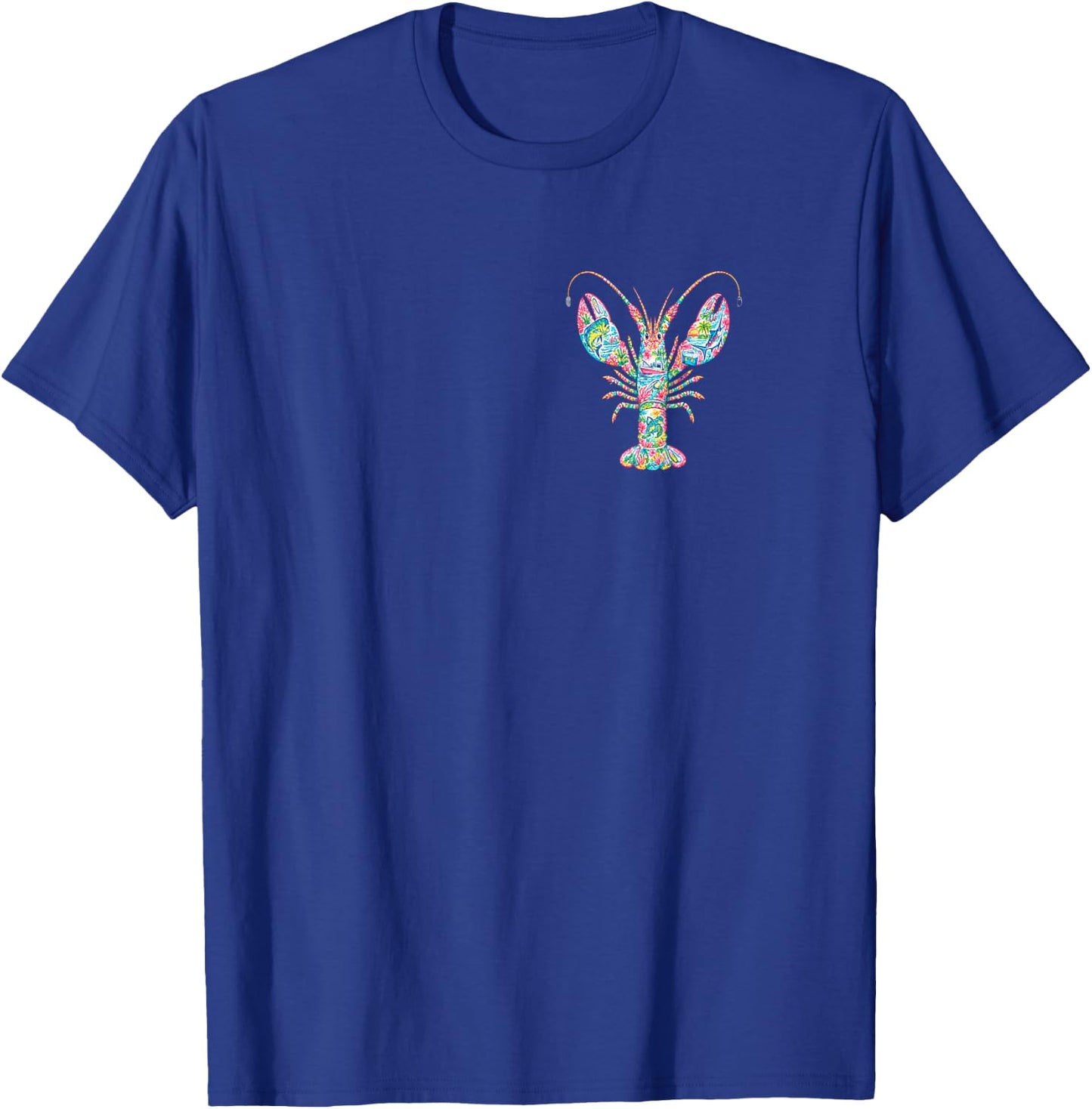 Preppy Coastal Lobster Palm Beach Resort Style Florida Keys T-Shirt - T-Shirt | Royal