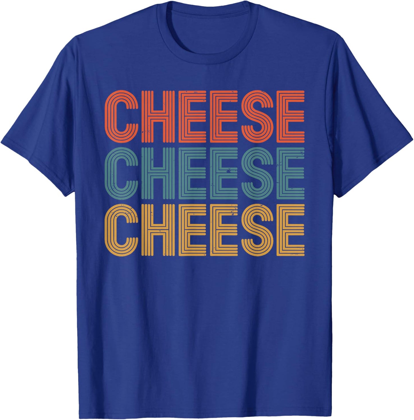Funny Cheese Art Women Kids Cheese Lover Cheese T-Shirt - T-Shirt | Royal