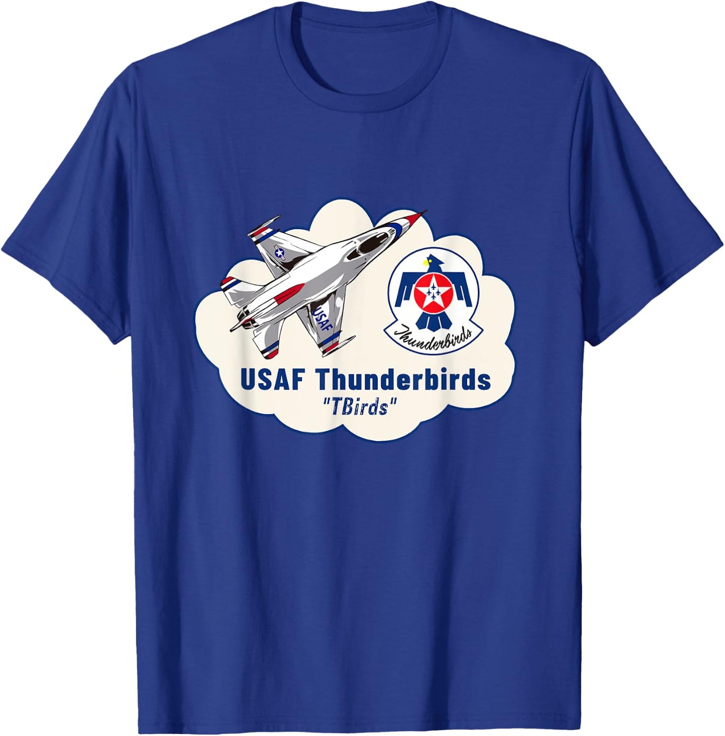 USAF Thunderbirds Air Force 57th Wing Gift T-Shirt - T-Shirt | Royal