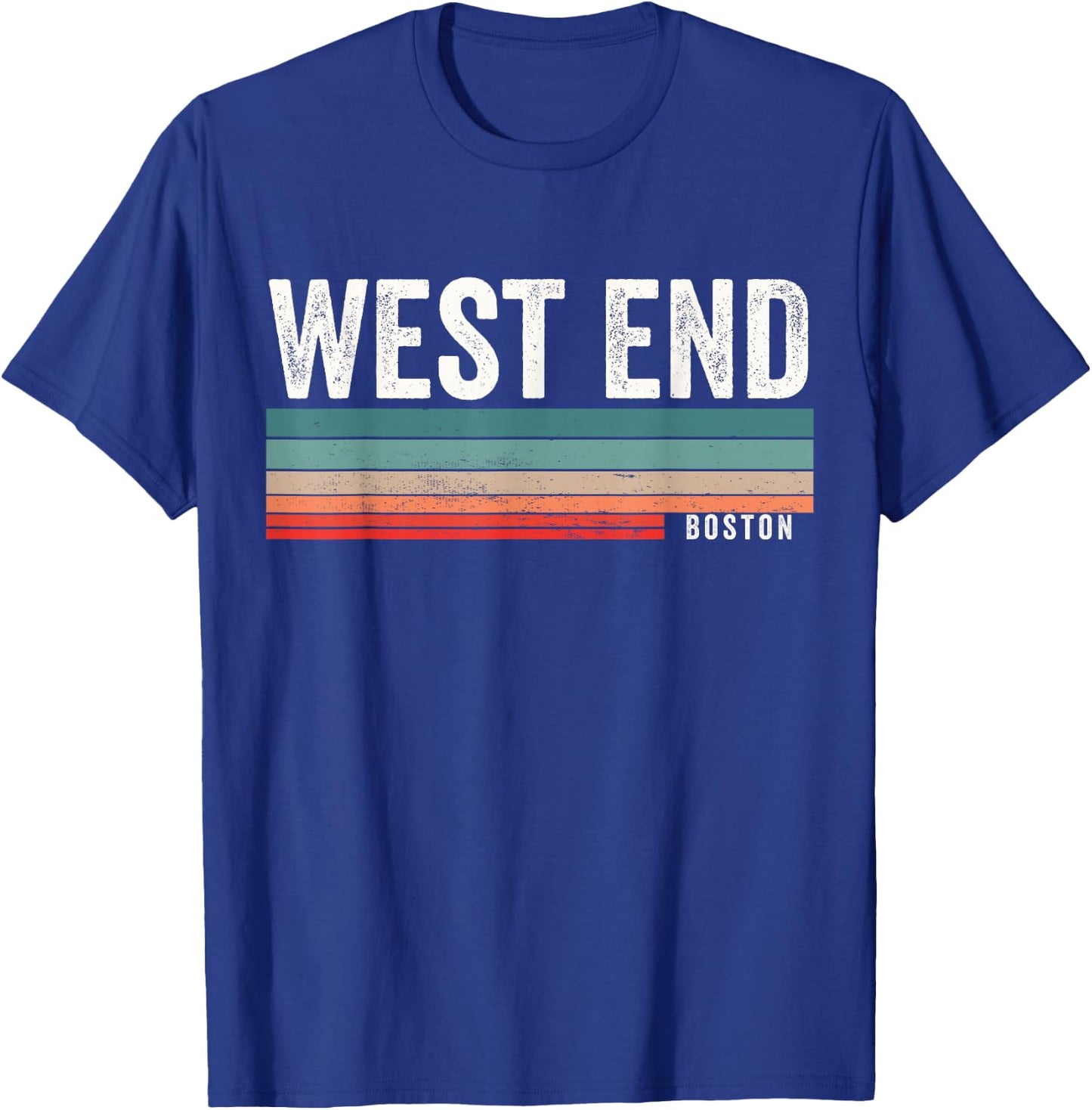 West End Boston Massachusetts, West End T-Shirt - T-Shirt | Royal