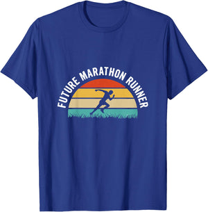 Kids Future marathon runner Design for your Future marathon child T-Shirt - T-Shirt | Royal