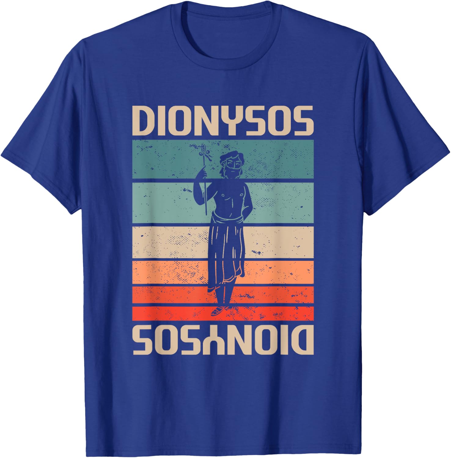 Vintage Retro Griechische Götter Antik Griechenland Mythologie Dionysos T-Shirt - T-Shirt | Royal