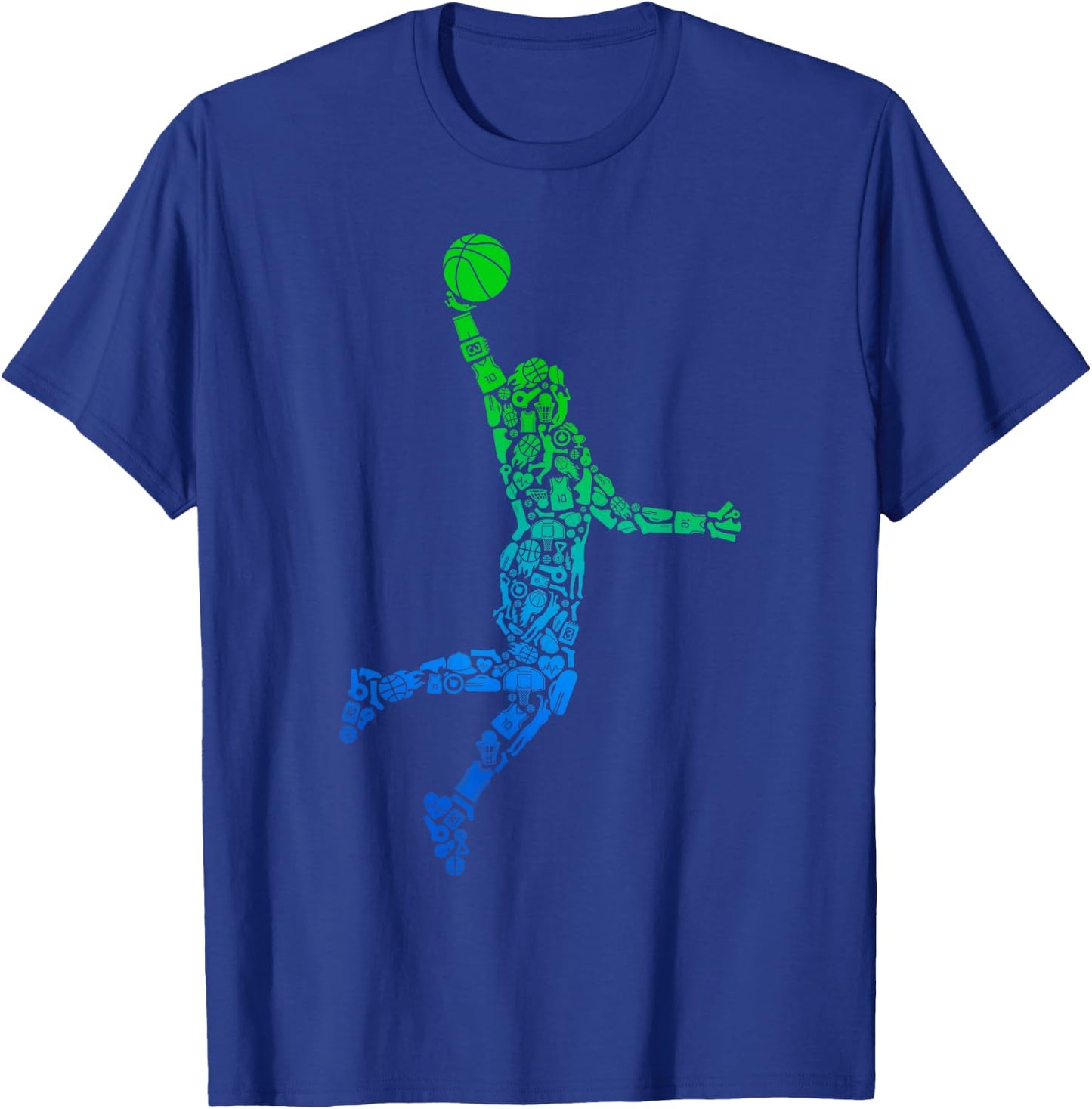 Basketballspieler Basketballer Kinder Basketball Jungen T-Shirt - T-Shirt | Royal