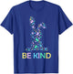 Be Kind Easter Rabbit Autism Awareness Puzzle Piece Bunny T-Shirt - T-Shirt | Royal