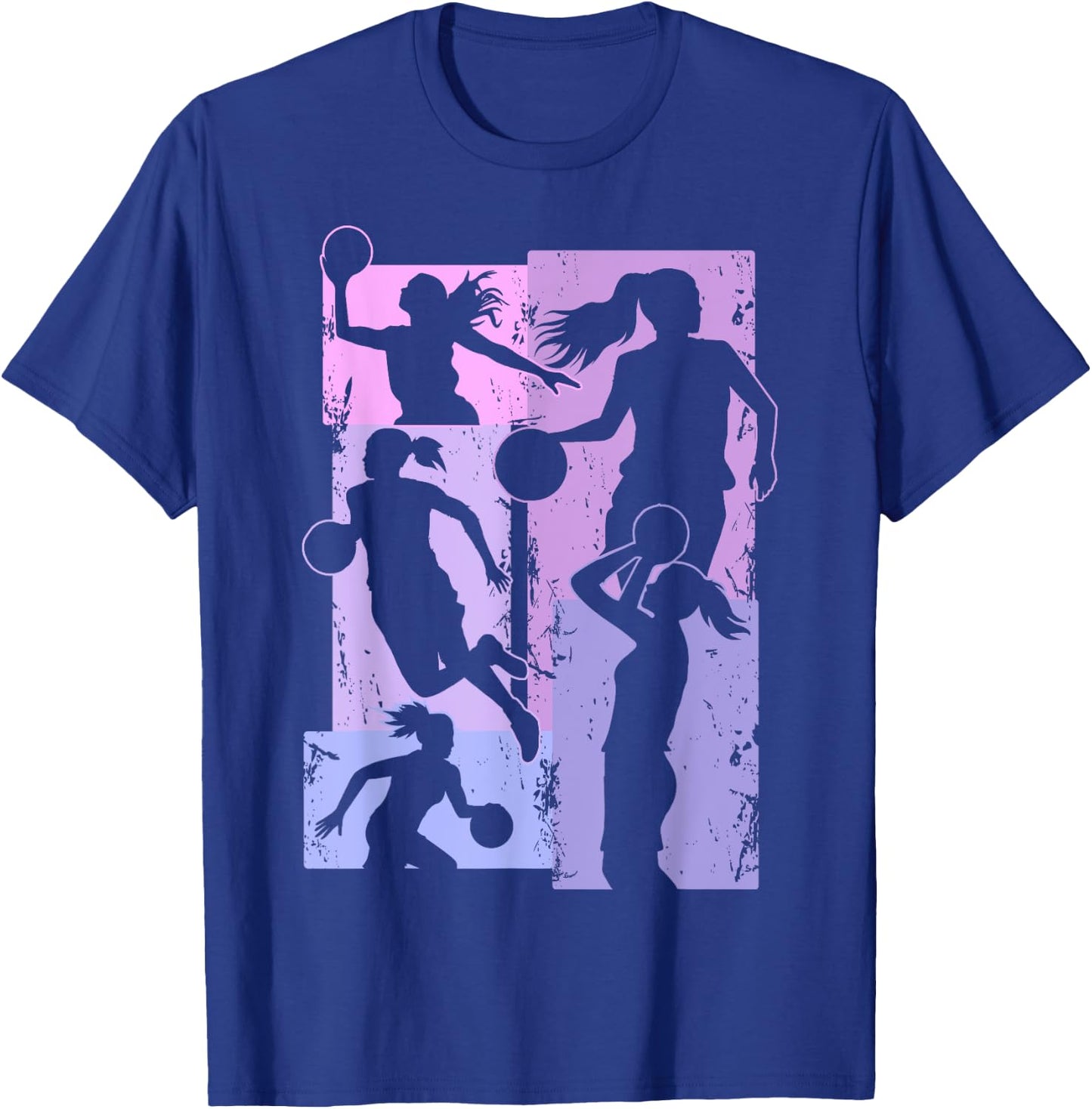 Basketball Basketball Girl Woman , Black, S T-Shirt - T-Shirt | Royal