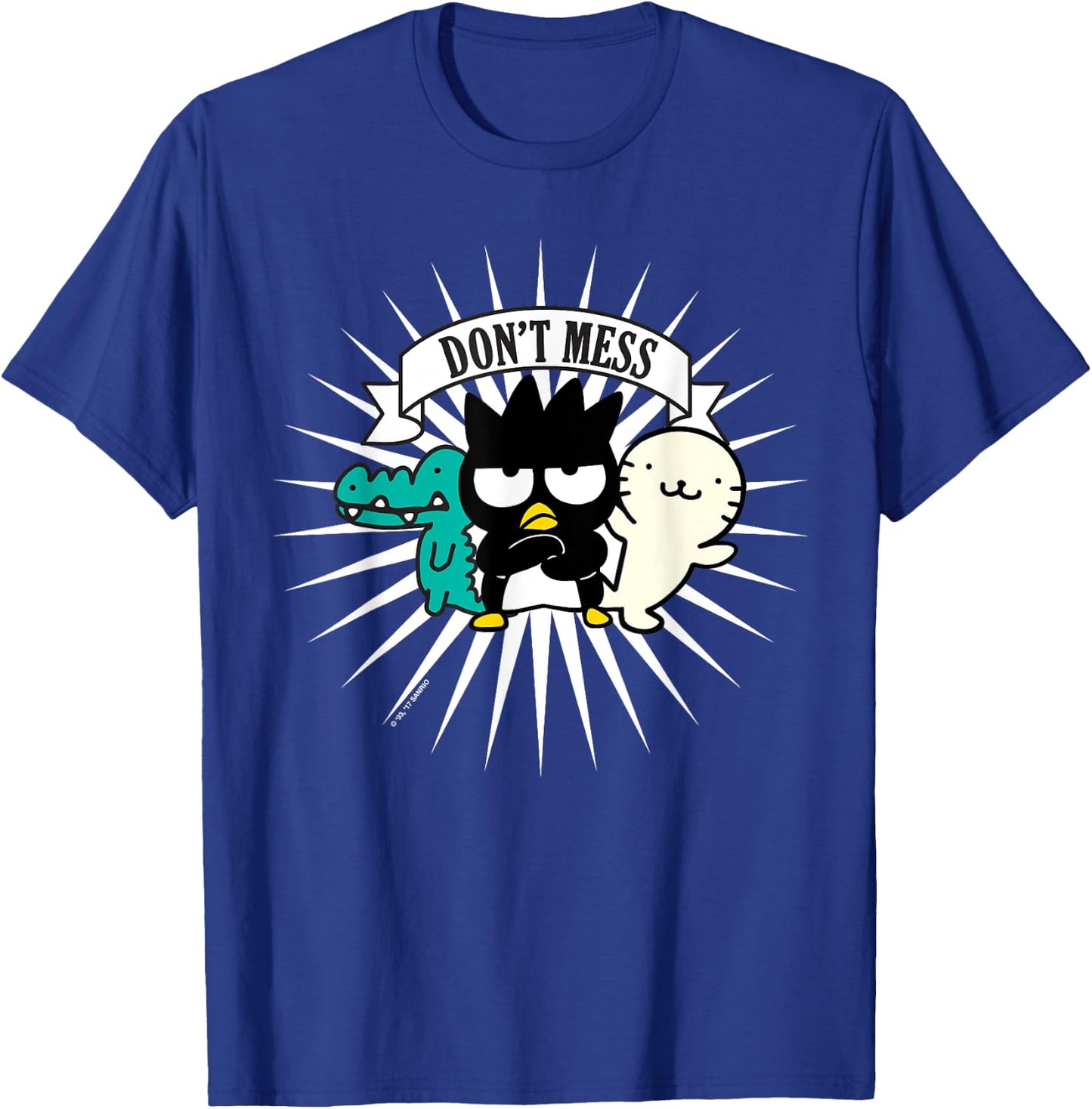 Badtz - Maru and Friends "Don't Mess" Shirt T-Shirt - T-Shirt | Royal