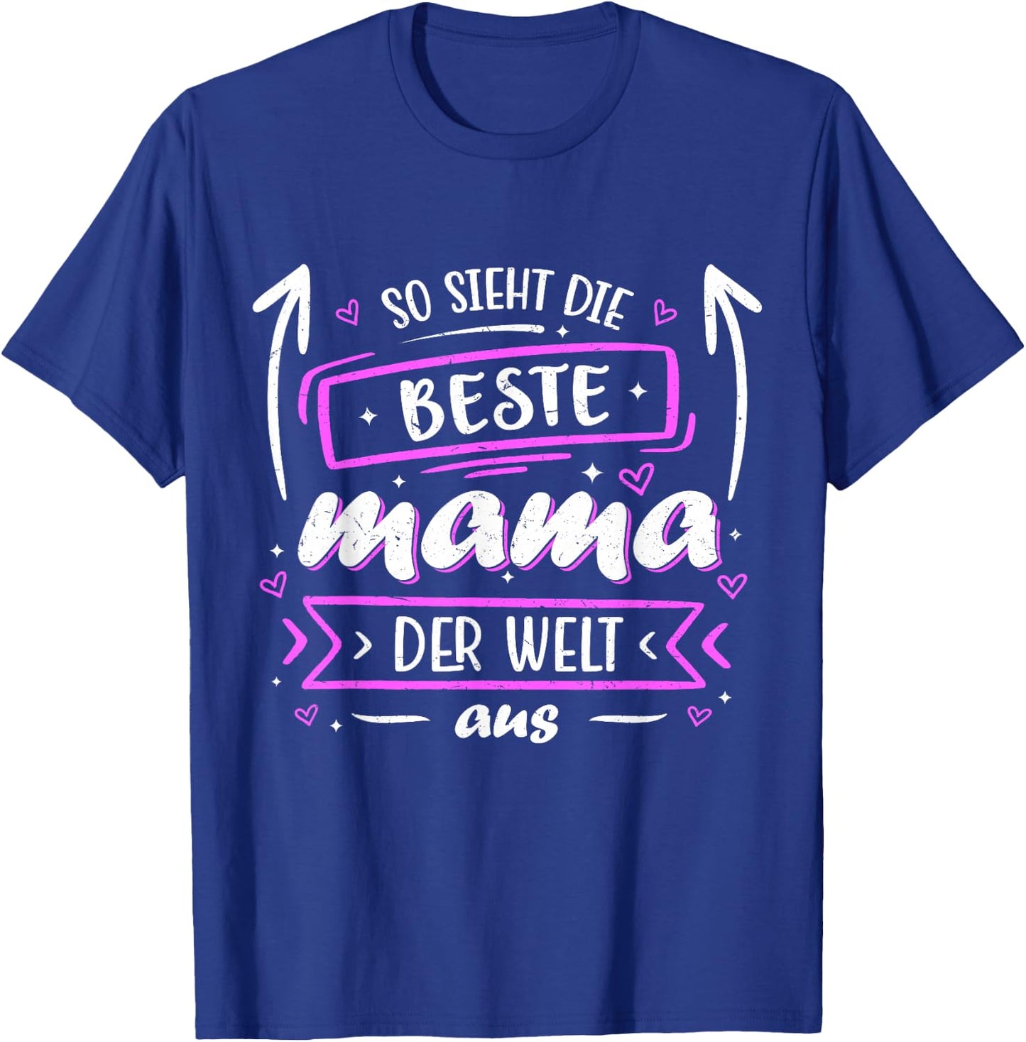 Super Mama Beste Mama Der Welt Mutter Muttertag T-Shirt - T-Shirt | Royal