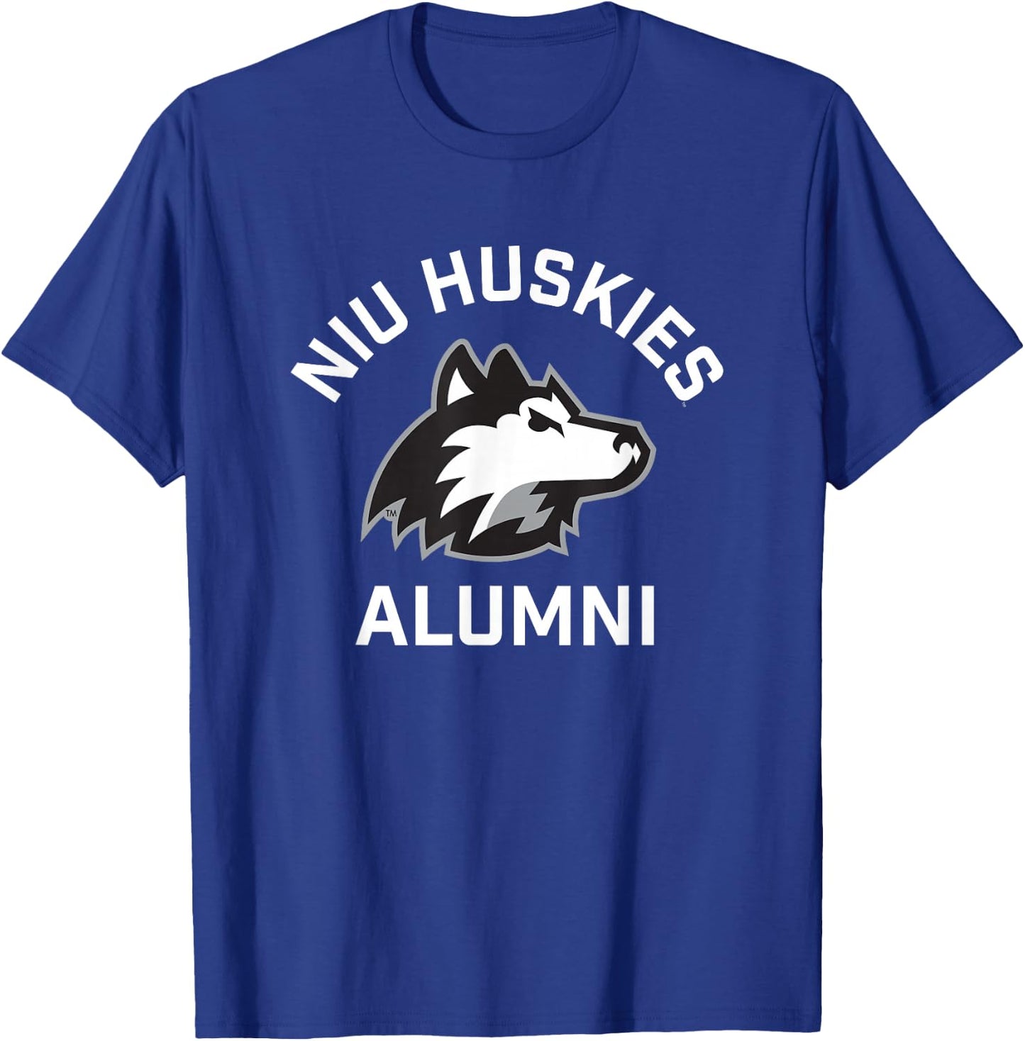 Northern Illinois University NIU Huskies Arched Alumni T-Shirt - T-Shirt | Royal