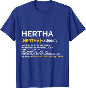 Hertha Anders Als Die Anderen Bahnbrechend Intelligent , black T-Shirt - T-Shirt | Royal