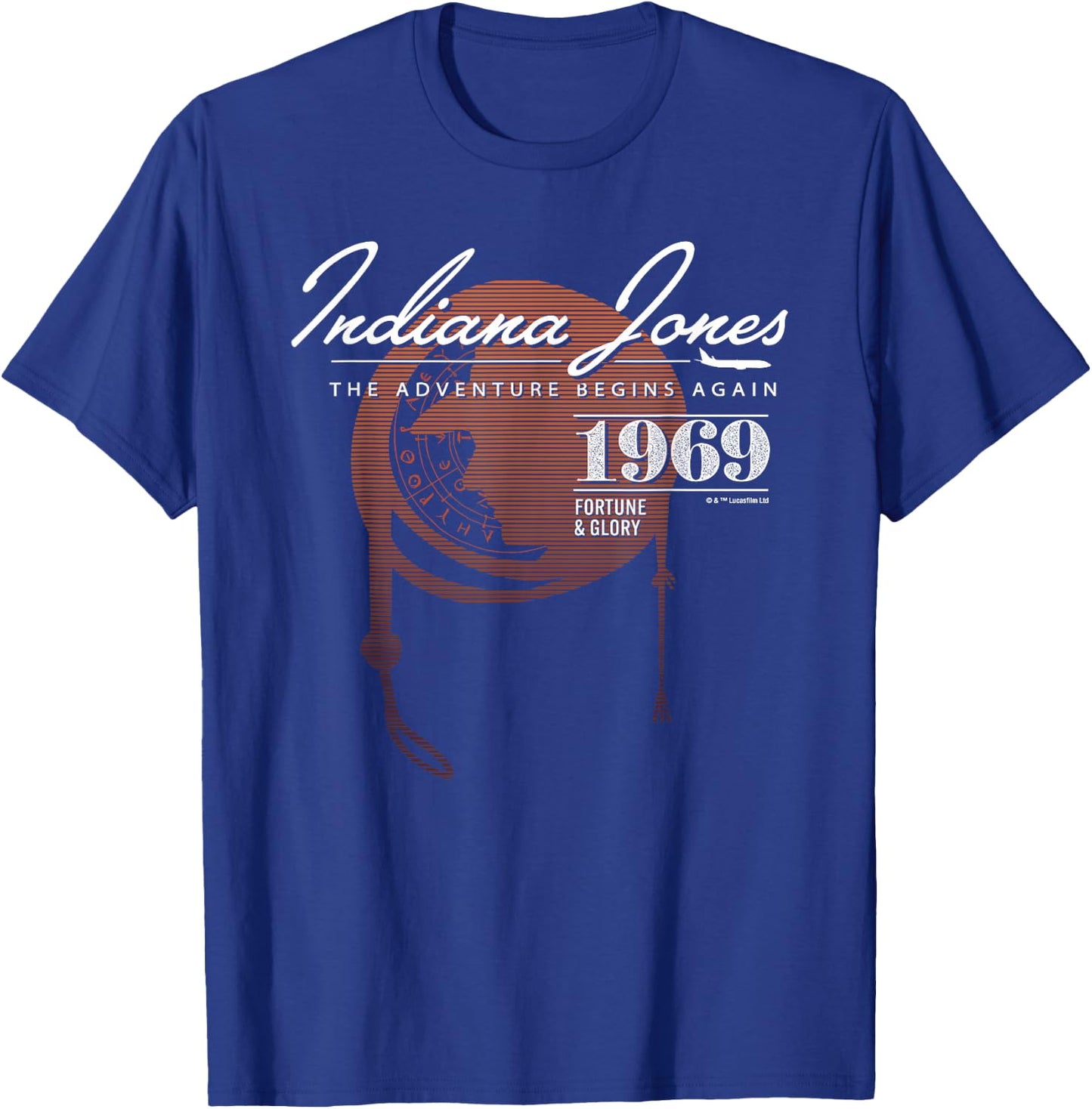 Lucasfilm Indiana Jones and the Dial of Destiny 1969 Again T-Shirt - T-Shirt | Royal