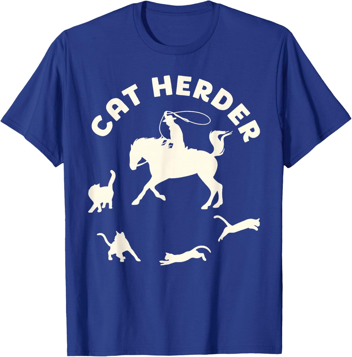Cat Herder T-Shirt - T-Shirt | Royal