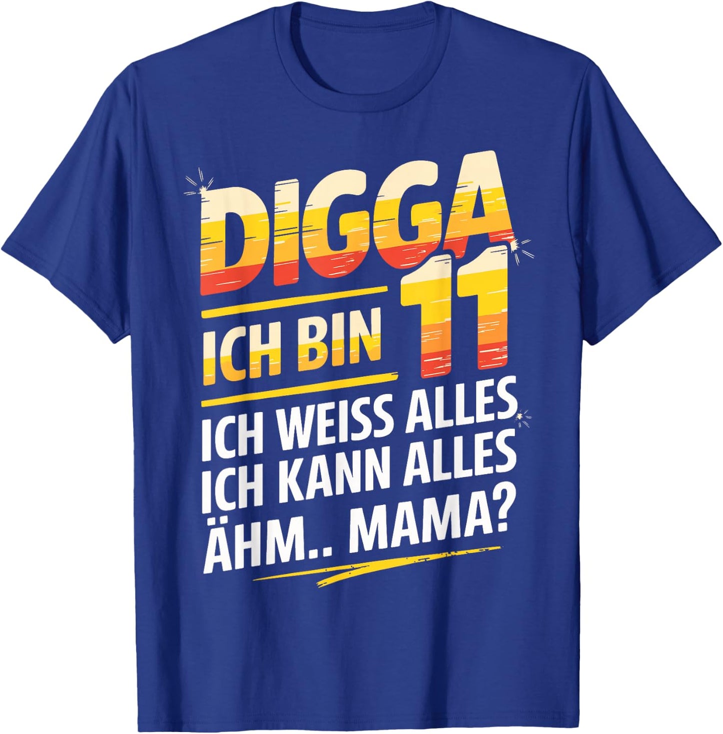 11th Birthday Boy Girl 11 Years 2015 Funny Gift T-Shirt - T-Shirt | Royal