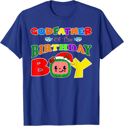 Godfather Of The Birthday Boy Funny Melon Family Matching