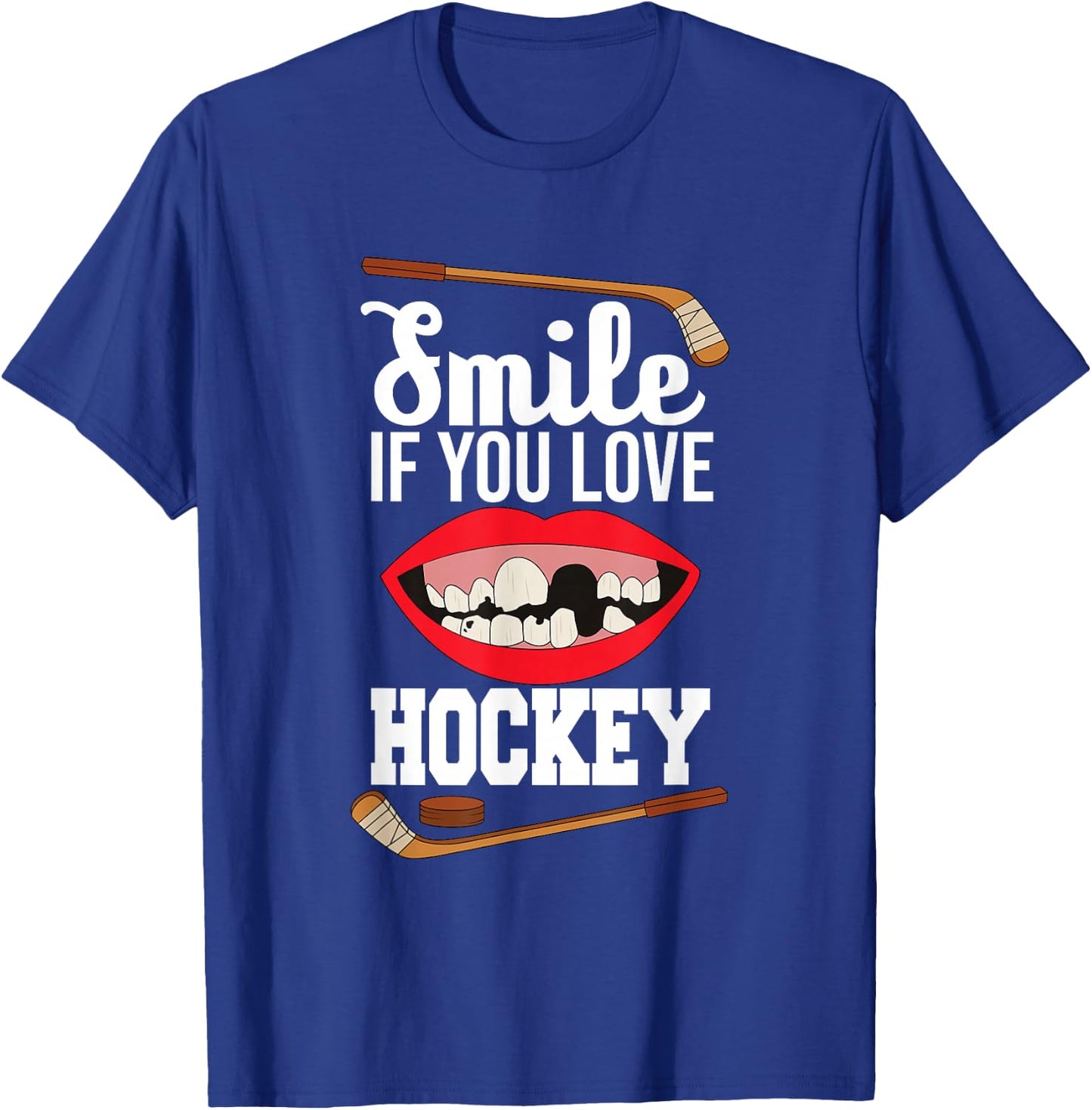 lustig - Eishockey - Eishockey - Sport - Profisport T-Shirt - T-Shirt | Royal
