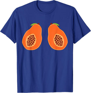 Papayas Fruit Lover Summer Fruit Ripe Papaya Fruit Papaya T-Shirt - T-Shirt | Royal