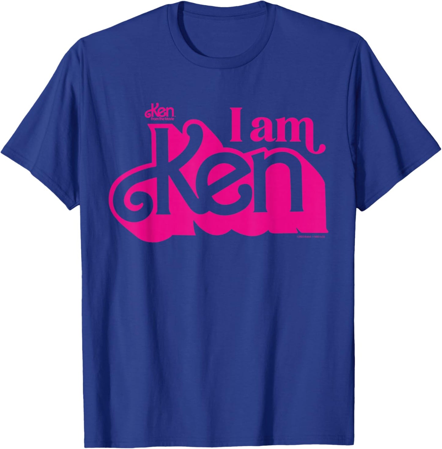 Barbie with German Text "Ich bin Ken", black T-Shirt - T-Shirt | Royal