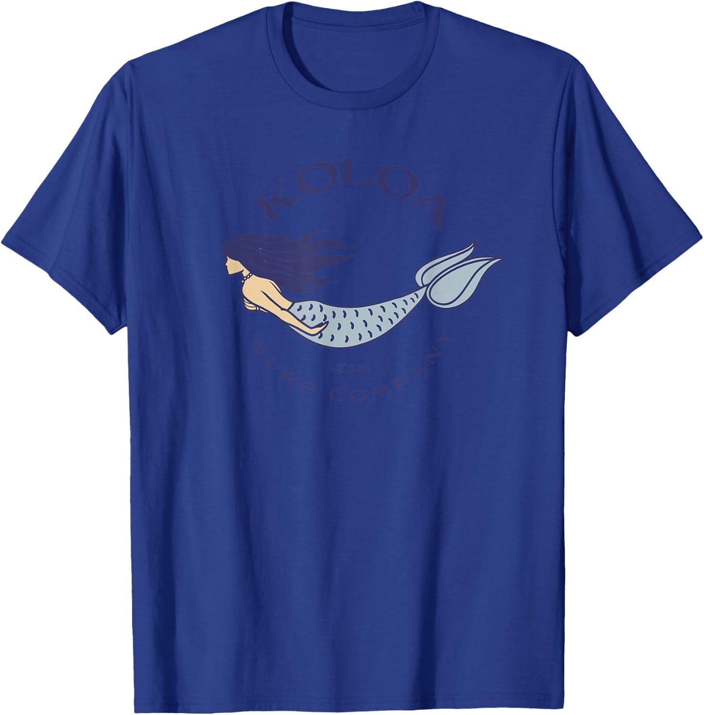 Koloa Surf Mermaid Logo Graphic T-Shirt - T-Shirt | Royal