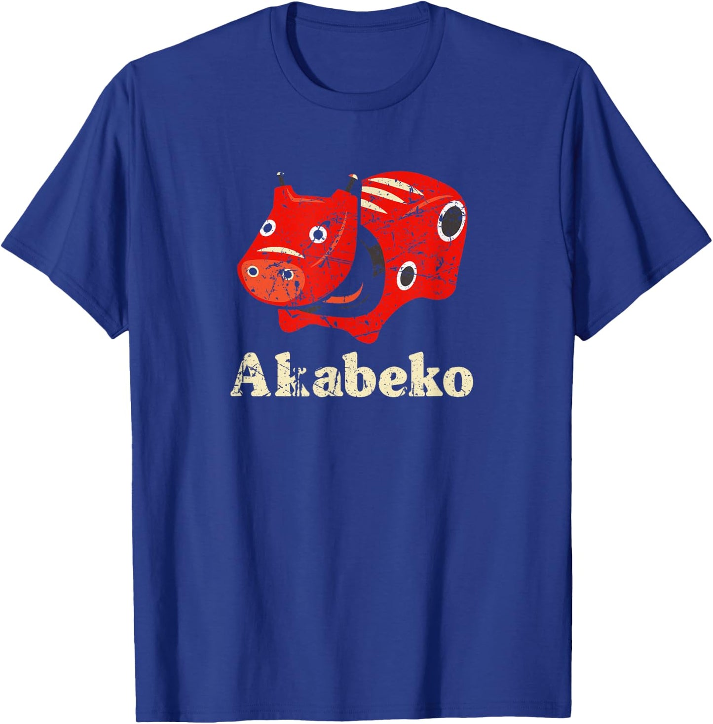 Japan Akabeko Legendary Cow From Aizu Fukushima Souvenir Toy T-Shirt - T-Shirt | Royal