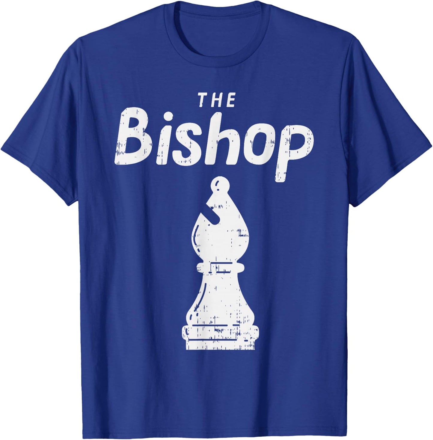 Chess Piece The Bishop Shirt Halloween Matching Costume T-Shirt - T-Shirt | Royal
