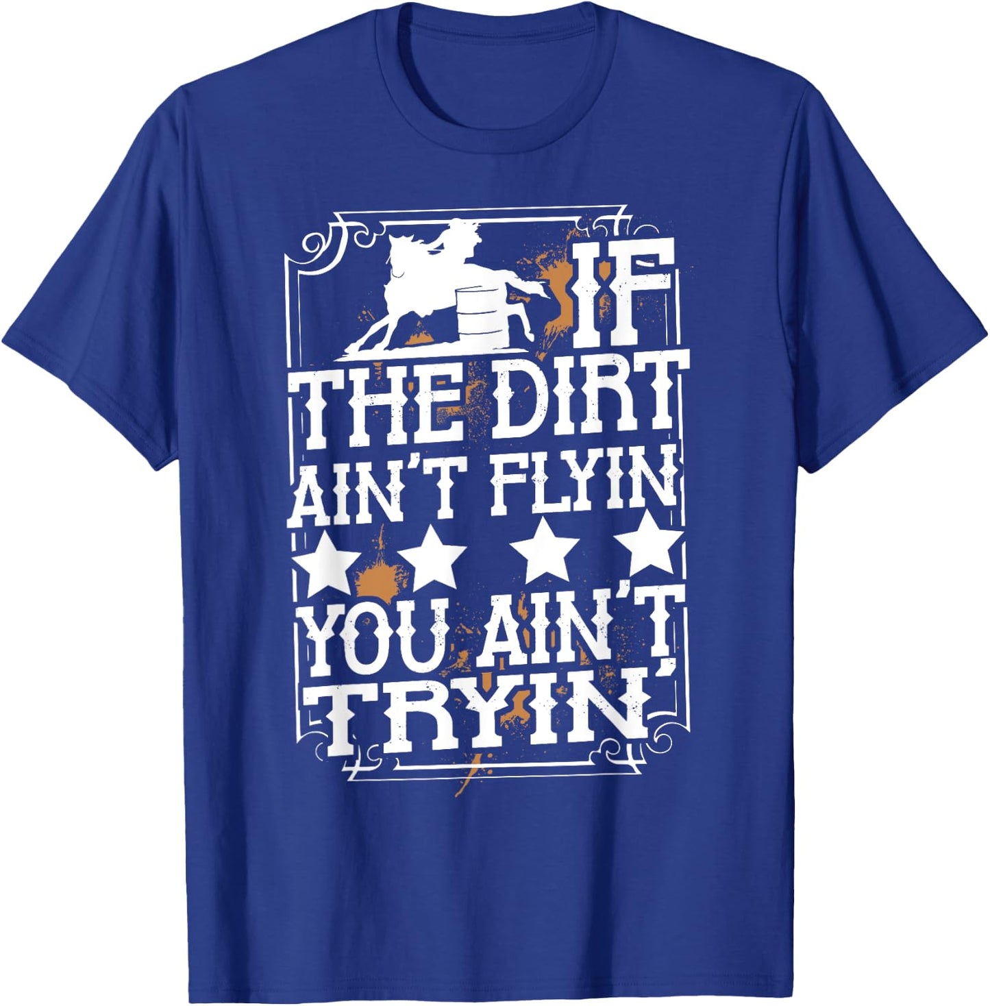 Barrel Race Horse Racer - Barrel Racing Show T-Shirt - T-Shirt | Royal
