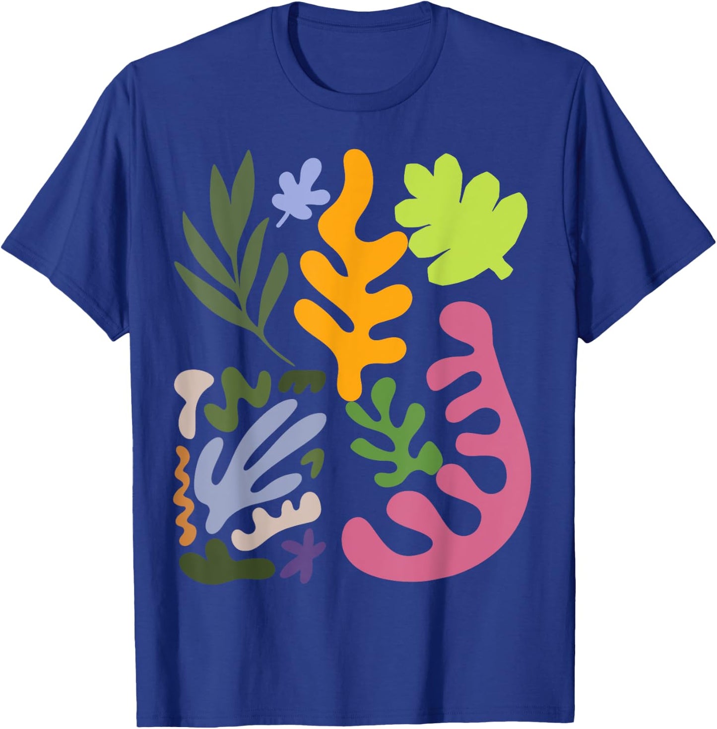 Matisse Painting Aesthetic artificial flower Abstract Autumn T-Shirt - T-Shirt | Royal
