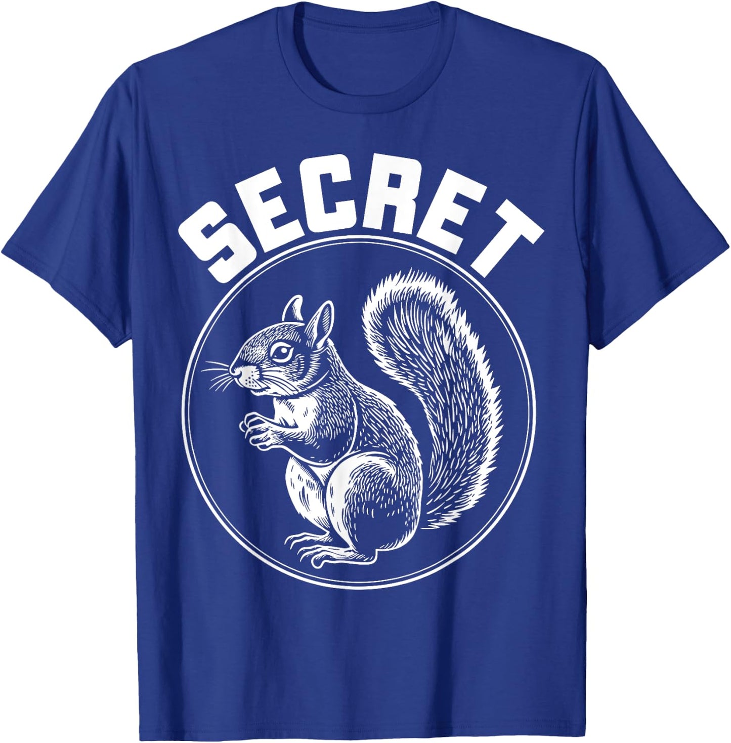 Secret Squirrel Animal Lover Graphic T-Shirt - T-Shirt | Royal