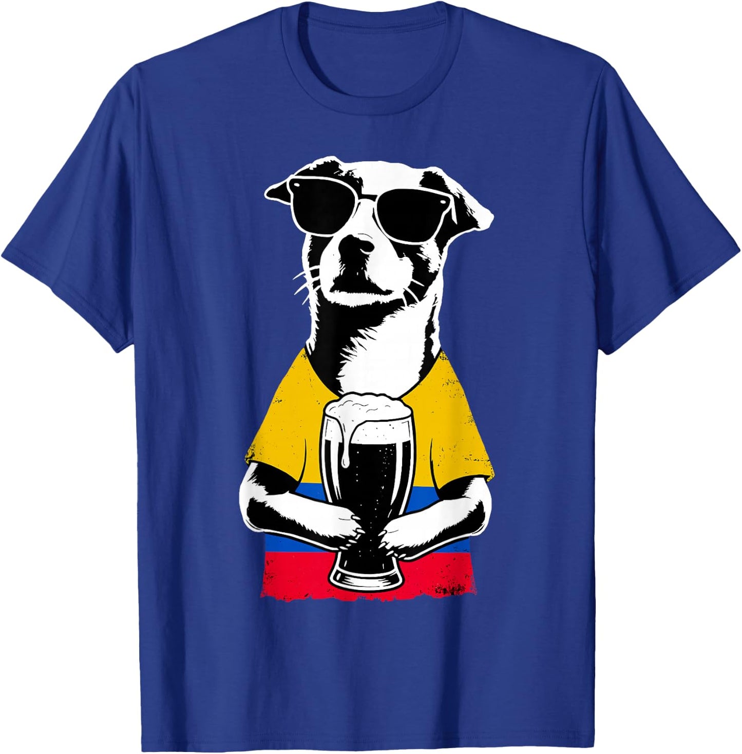 Colombian Flag Men Women Colombia T-Shirt - T-Shirt | Royal